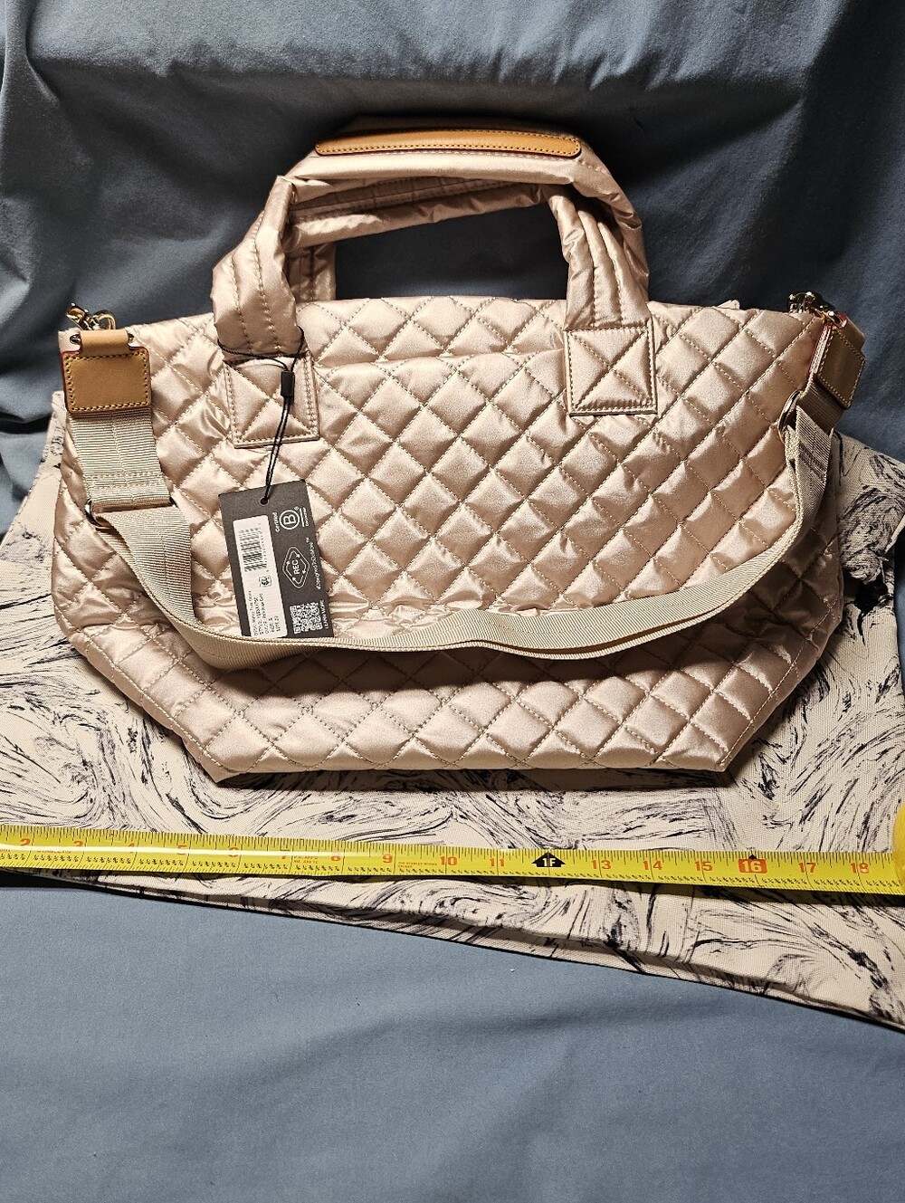 MZ Wallace Quilted Tote Bag - Picture 2 of 9
